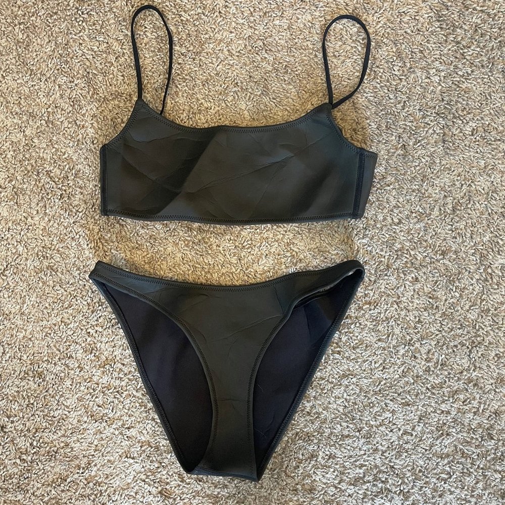 Neoprene Black Bikini size M